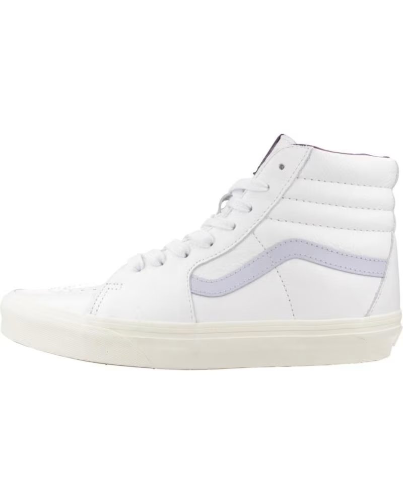 Vans Off The Wall Zapatillas Mujer Vans Modelo SK8-HI Premium Leather Color Bl Hlgnblu
