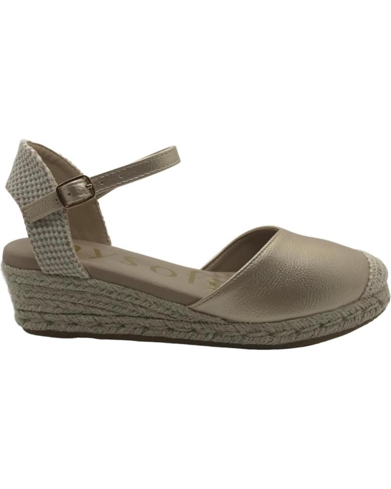 Sandalias de Mujer MYSOFT CUNA ESPARTENA MUJER 25M102 PLATINO