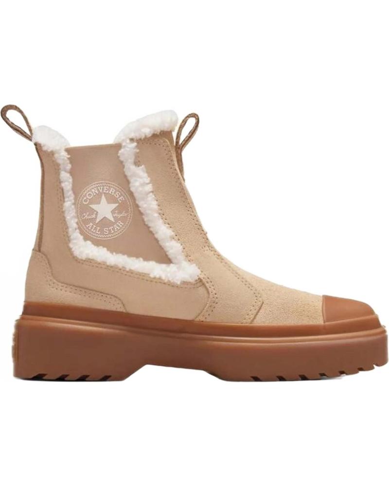 Botas de Mujer CONVERSE BOTAS CHUCK TAYLOR ALL STAR CHELSEA LUGGED PARA NINAS EN COL BEIGE