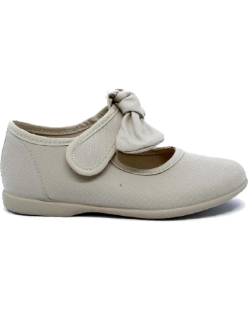 Bailarinas de Niña BATILAS MANOLETINAS PARA NINAS EN COLOR BEIGE
