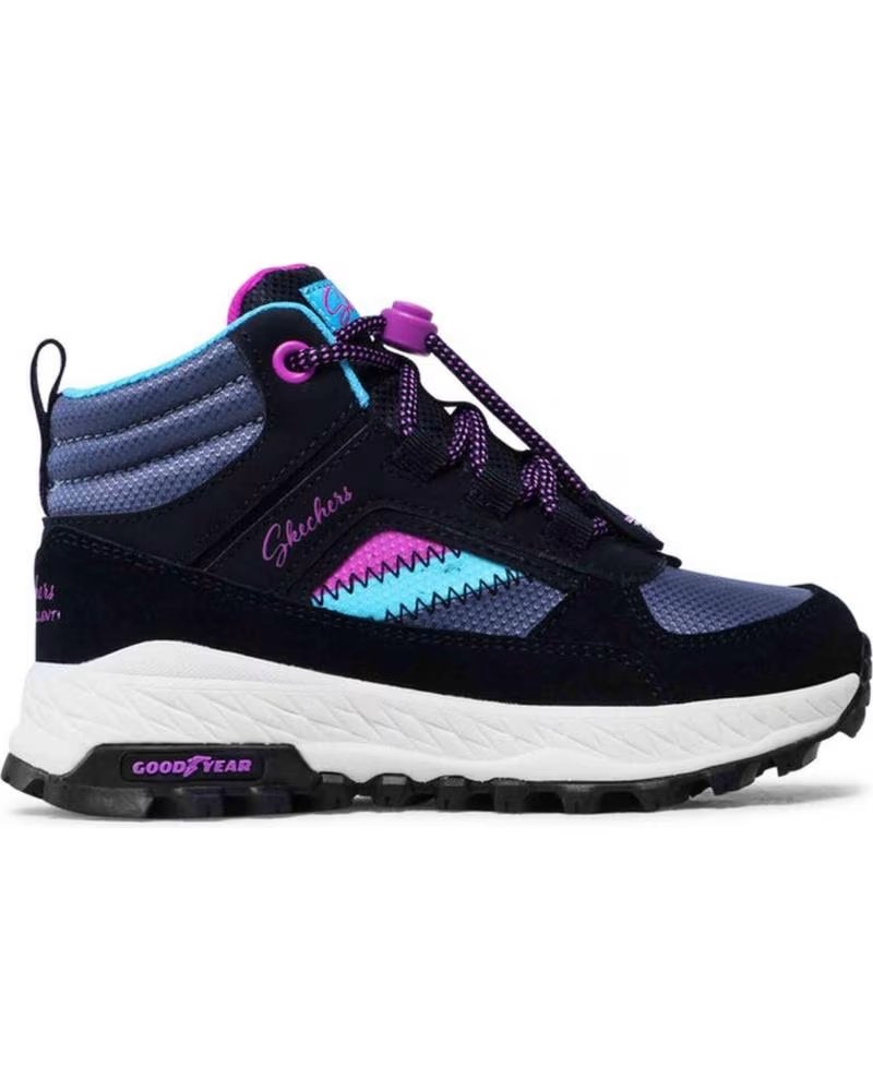 Deportivas de Niña y Niño Skechers Calzado Marca Modelo Fuse Trea Negro