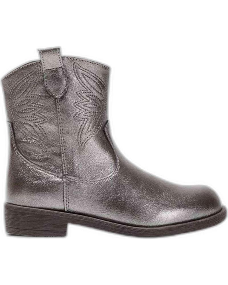 Botas de Niña CONGUITOS BOTINES ESTILO COWBOY PEWTER