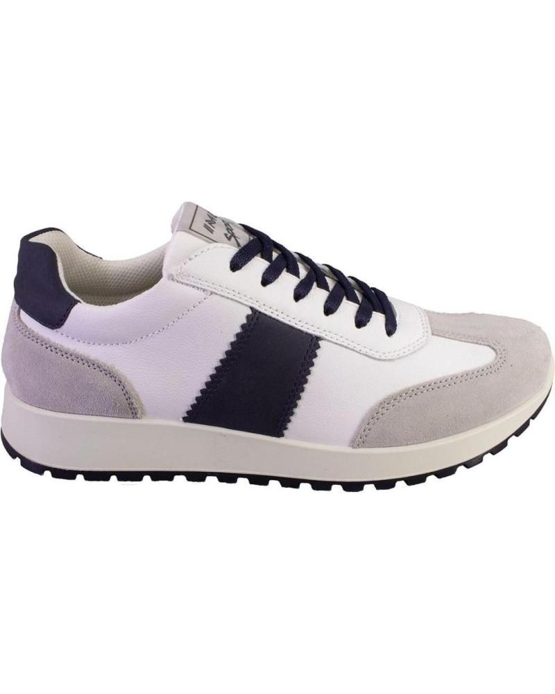 Deportivas de Hombre IMAC 751710 ZAPATILLAS CASUAL DE HOMBRE PIEL BLANCO
