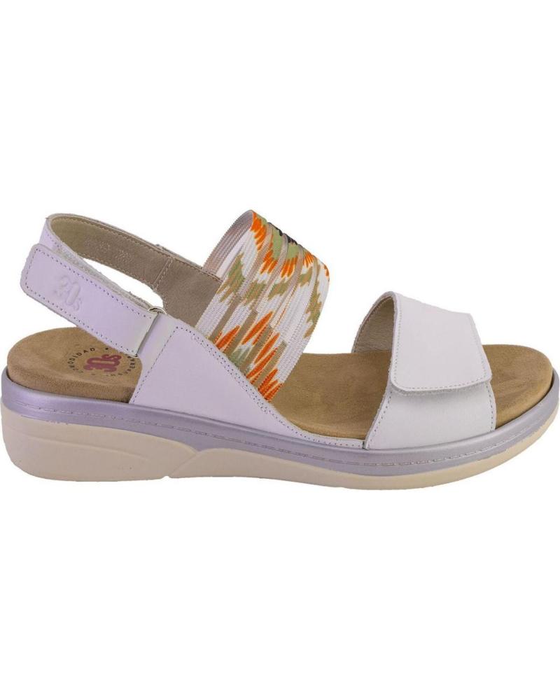 Sandalias de Mujer TREINTAS 4339 SANDALIAS DE MUJER PIEL BLANCO