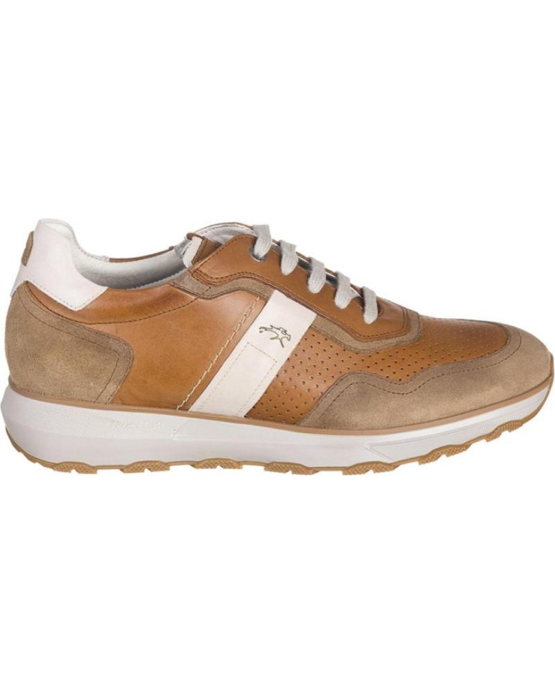 Deportivas de Hombre FLUCHOS ZAPATOS DE SPORT F2083 HOMBRE CUERO MARRóN