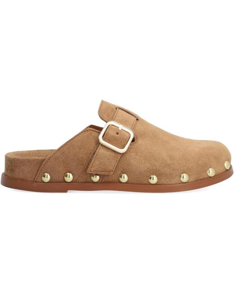 Zapatos de Mujer ALPE ZUECO BABY SILK ANATOMICO MARRóN