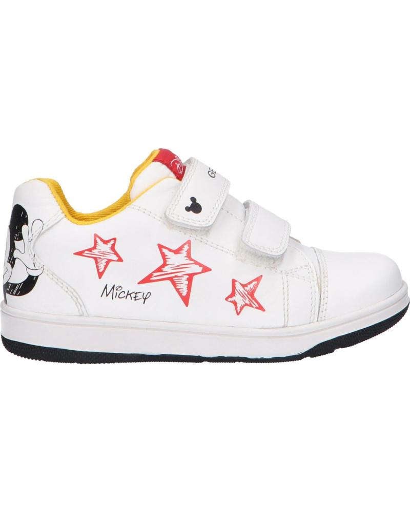 Zapatillas deporte de Niño GEOX B251LA 00085 B NEW FLICK C0404 WHITE BLACK