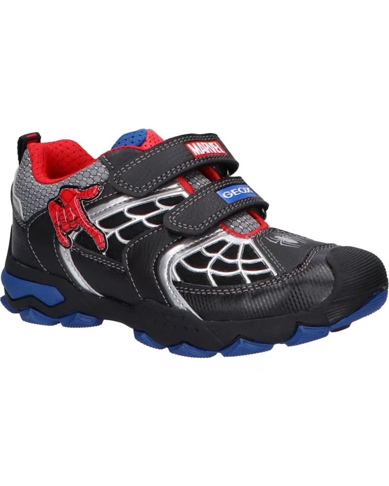 Zapatillas de Deporte Geox J Buller para Nião J269VA 0BU11 C0048 Black-red