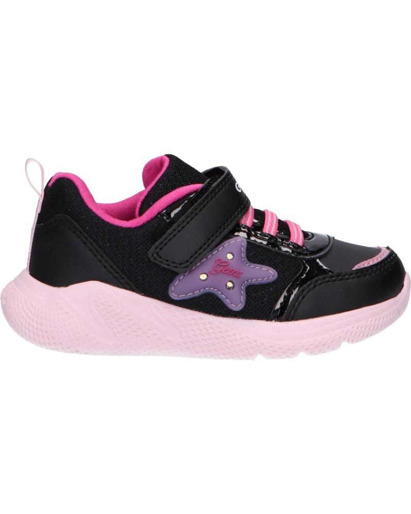 Zapatillas deporte de Niña GEOX B254TD 0HH14 B SPRINTYE C0618 BLACK-PINK