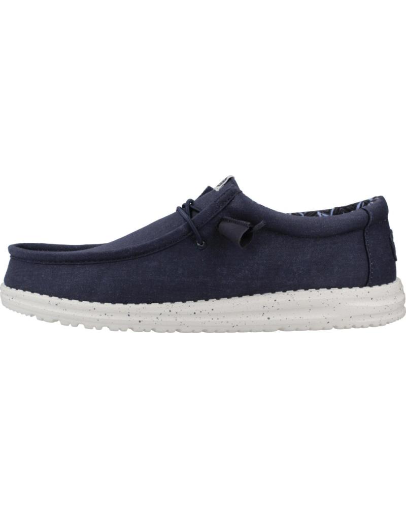 Zapatos de Hombre HEY DUDE ZAPATILLAS HEY DUDE WALLY CANVAS NAVY