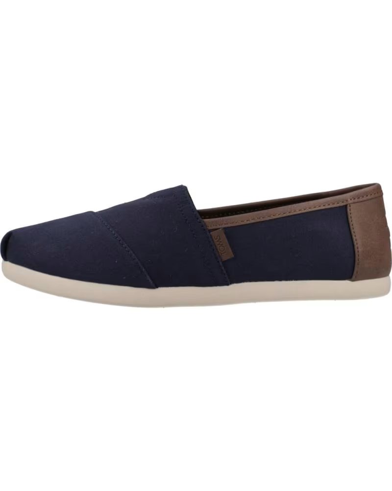 Toms Alpargatas Hombre Modelo Alpargata Classic Color Azul Navy