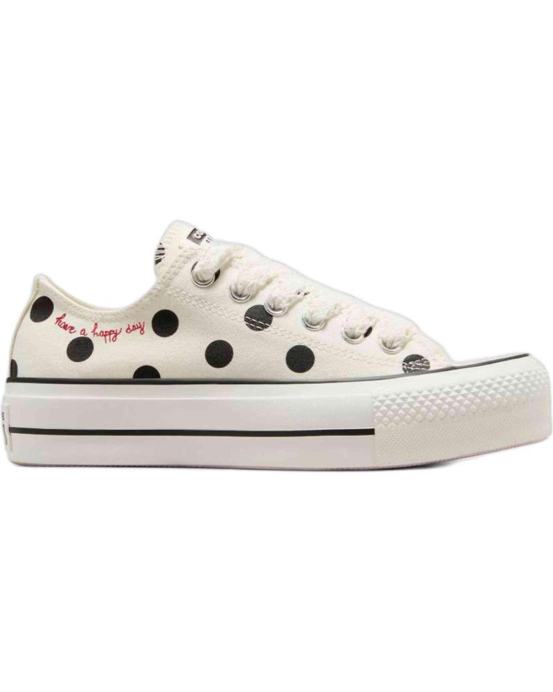 Deportivas de Mujer CONVERSE ZAPATILLAS CHUCK TAYLOR ALL STAR LIFT PARA MUJER EN COLOR BL BLANCO