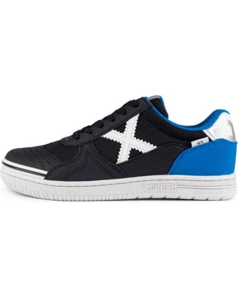 ZAPATILLAS MUNICH G-3 KID 1511440 NEGRO Y AZUL NEGRO