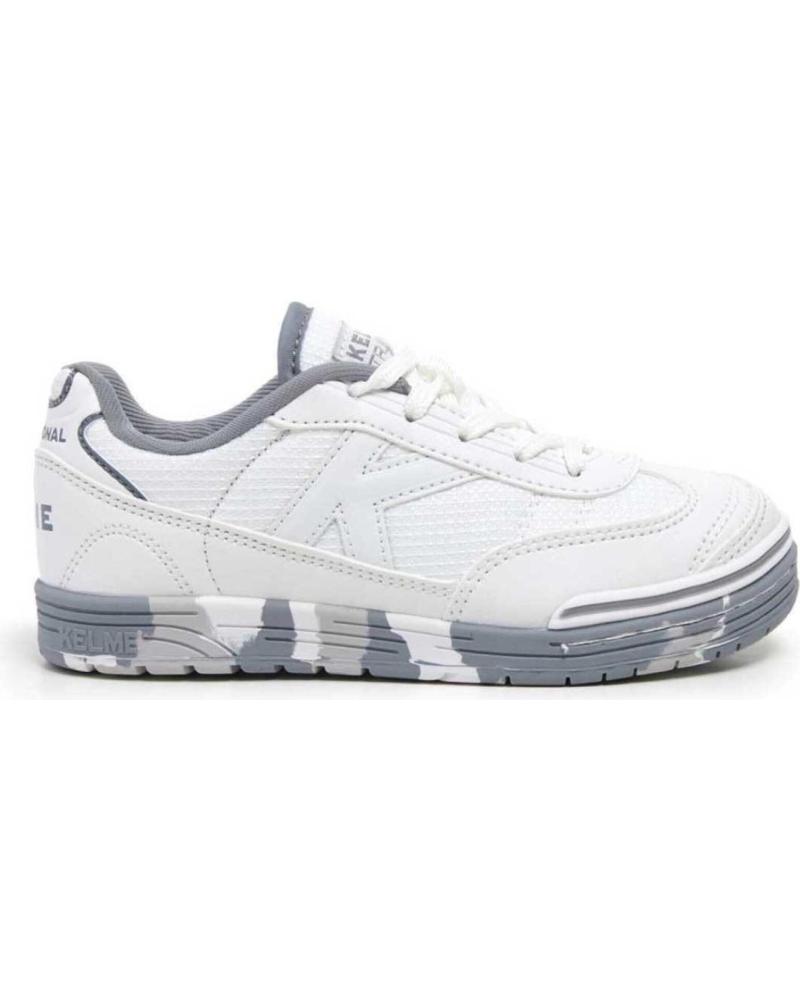 ZAPATILLAS FÚTBOL SALA KELME TRUENO LACE JR BLANCAS PARA NIÑOS (REF. 55449) 6