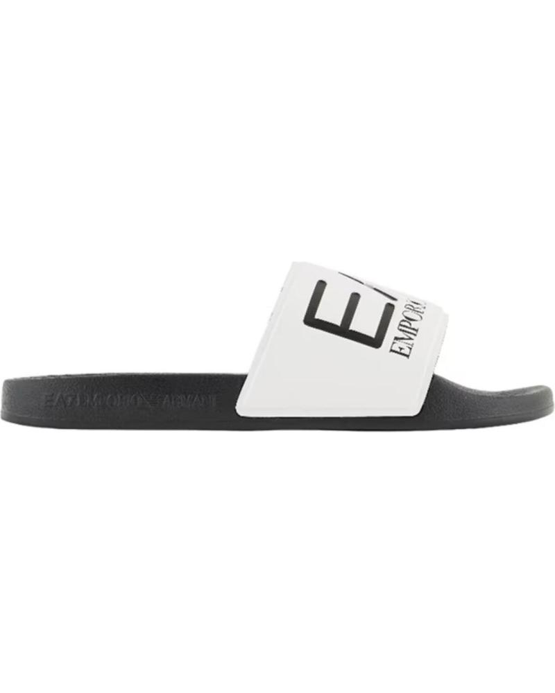 Chanclas de Hombre EMPORIO ARMANI - CHANCLAS BLANCAS PARA HOMBRE - SCARPE BEACH NEGRO