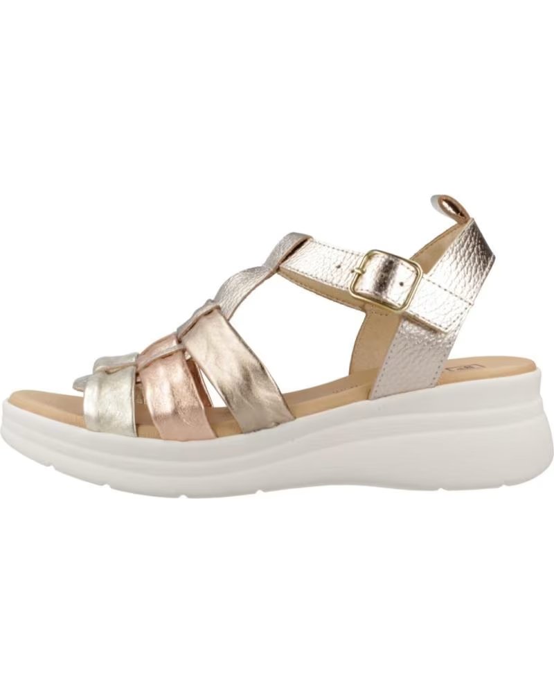 de pitillos sandalias mujer modelo 10614 color oro