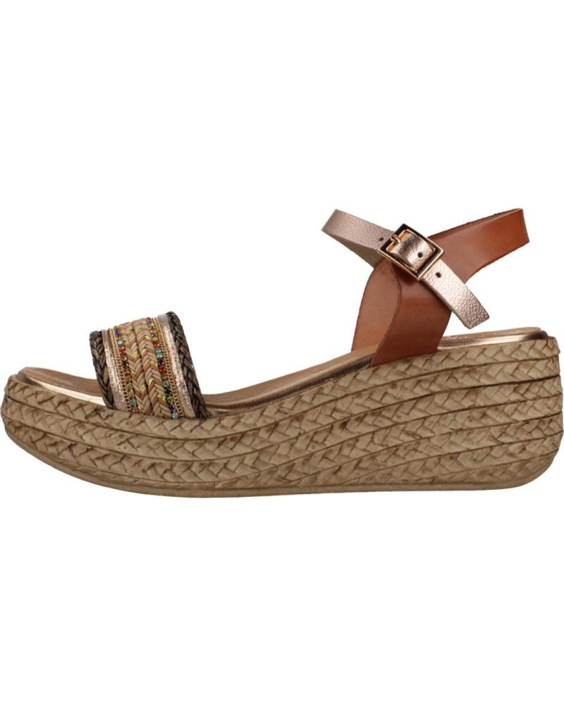 Sandalias de Mujer PORRONET SANDALIAS MUJER MODELO 3162P COLOR MARRON CLARO CUERO