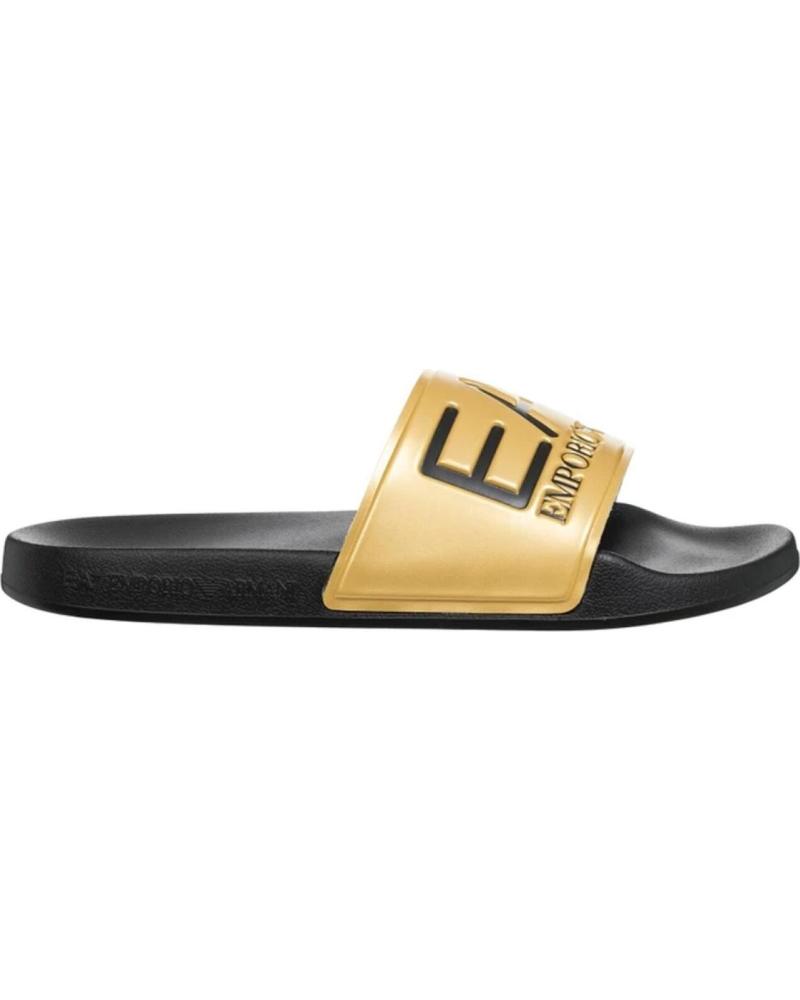 de EMPORIO ARMANI - CHANCLAS DORADAS PARA HOMBRE - SCARPE BEACH DORADO
