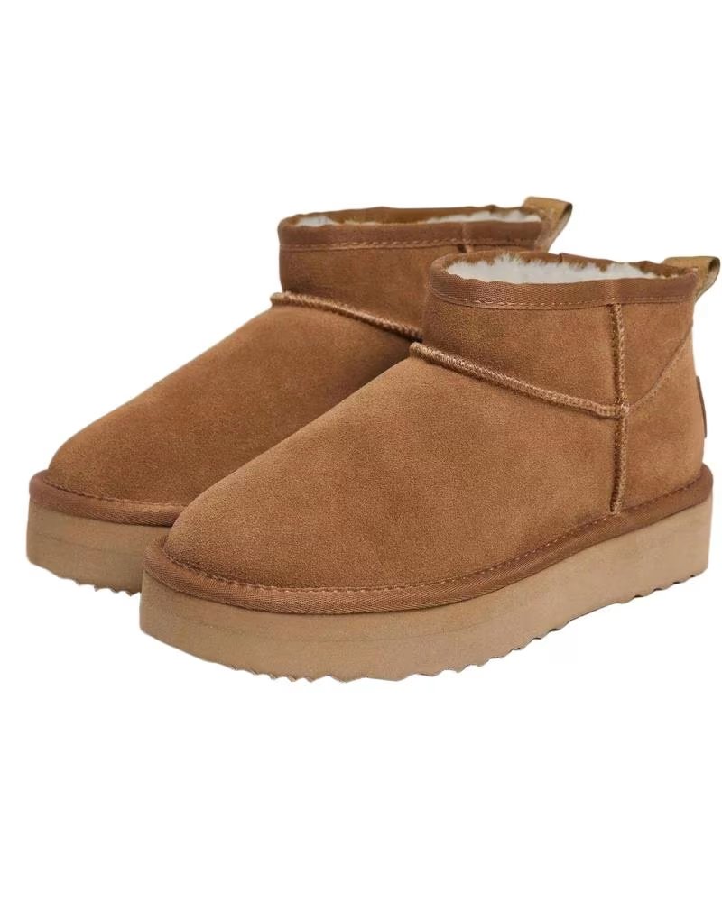Botines de Mujer Pepe Jeans PLS50536-857 Dissy Young Cuero Marrã"n