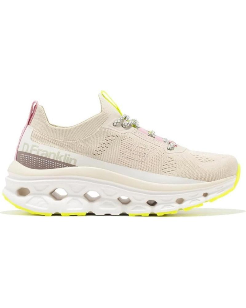 Sapatilhas de Mulher D FRANKLIN AEERO SNEAKERS MESH TAUPE