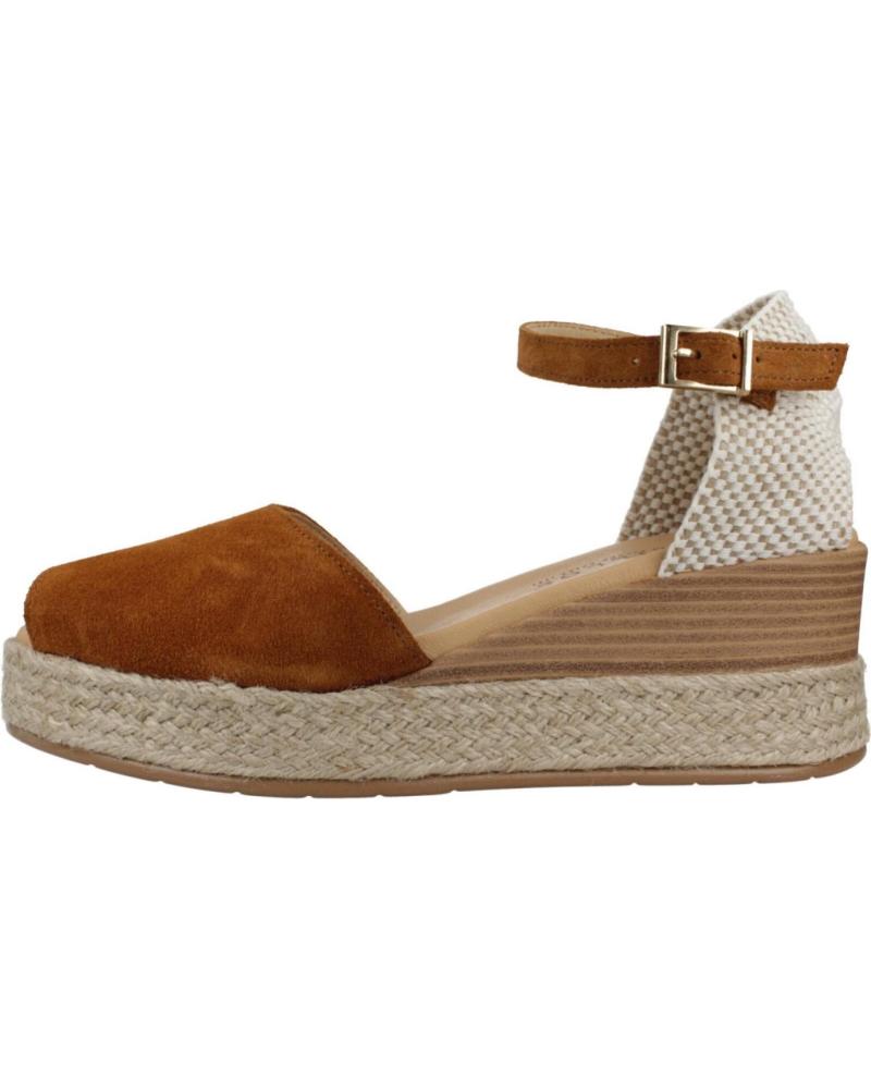 Sandálias de Mulher PITILLOS ALPARGATAS MUJER MODELO 10590P COLOR MARRON CUERO