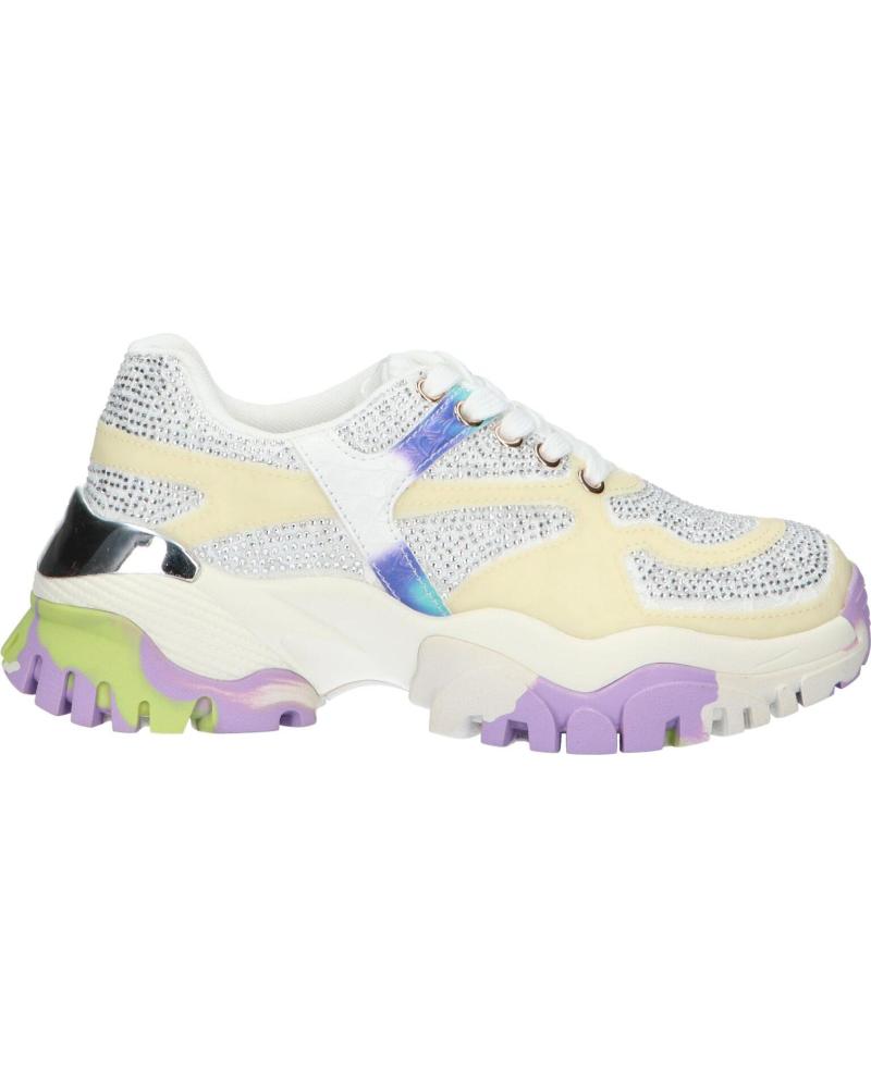 Deportivas de Mujer EXE 22E10-8 STRASS WHITE BEIG