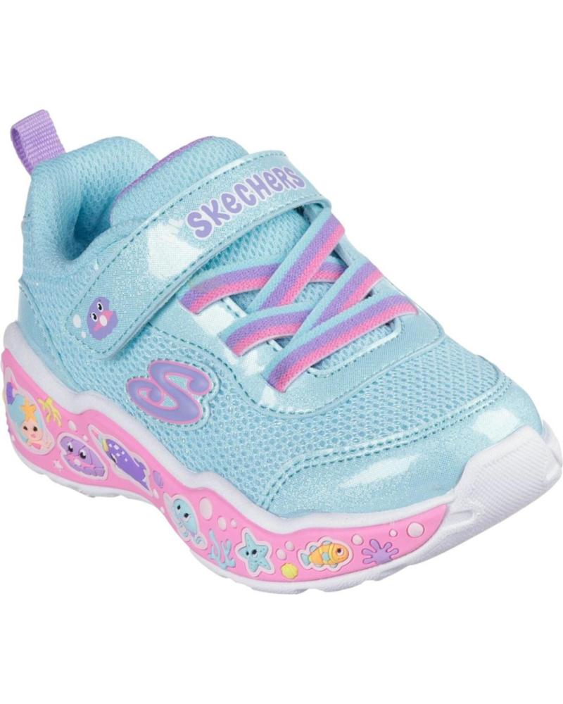 Zapatillas deporte de Niño SKECHERS ZAPATILLAS PLAY SCENE FUN SQUAD TURQUESA MULTI 303158N-TQMT AZUL