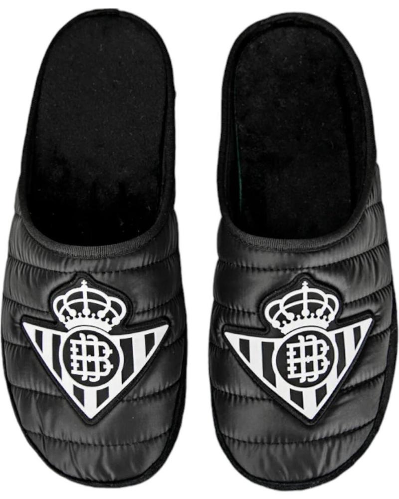 Calzado de casa de Niño MARPEN ZAPATILLAS DE CASA REAL BETIS AMATISTA LINEA CFA3BE SL NEGRO