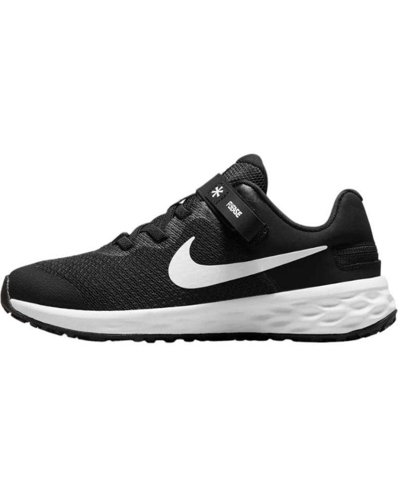 Deportivas de Niño NIKE ZAPATILLAS REVOLUTION 6 FLYEASE NN PS BLANCO HUMO NEGRO