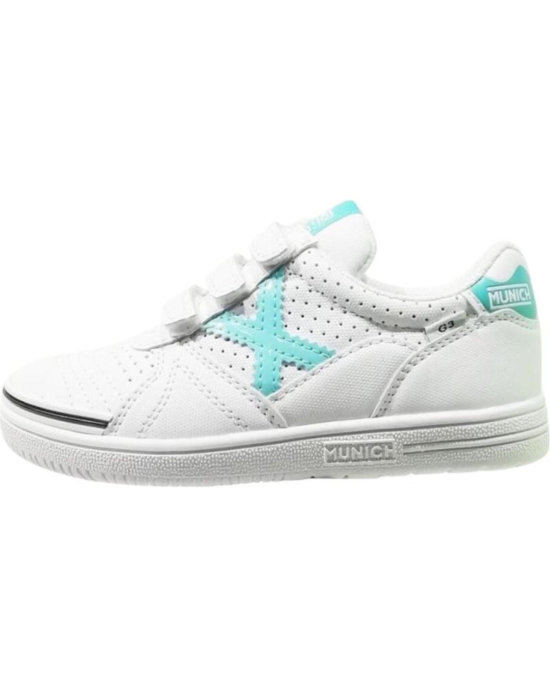 Deportivas de Niño MUNICH ZAPATILLAS G3 KID VCO VERDE 281 1518281 BLANCO