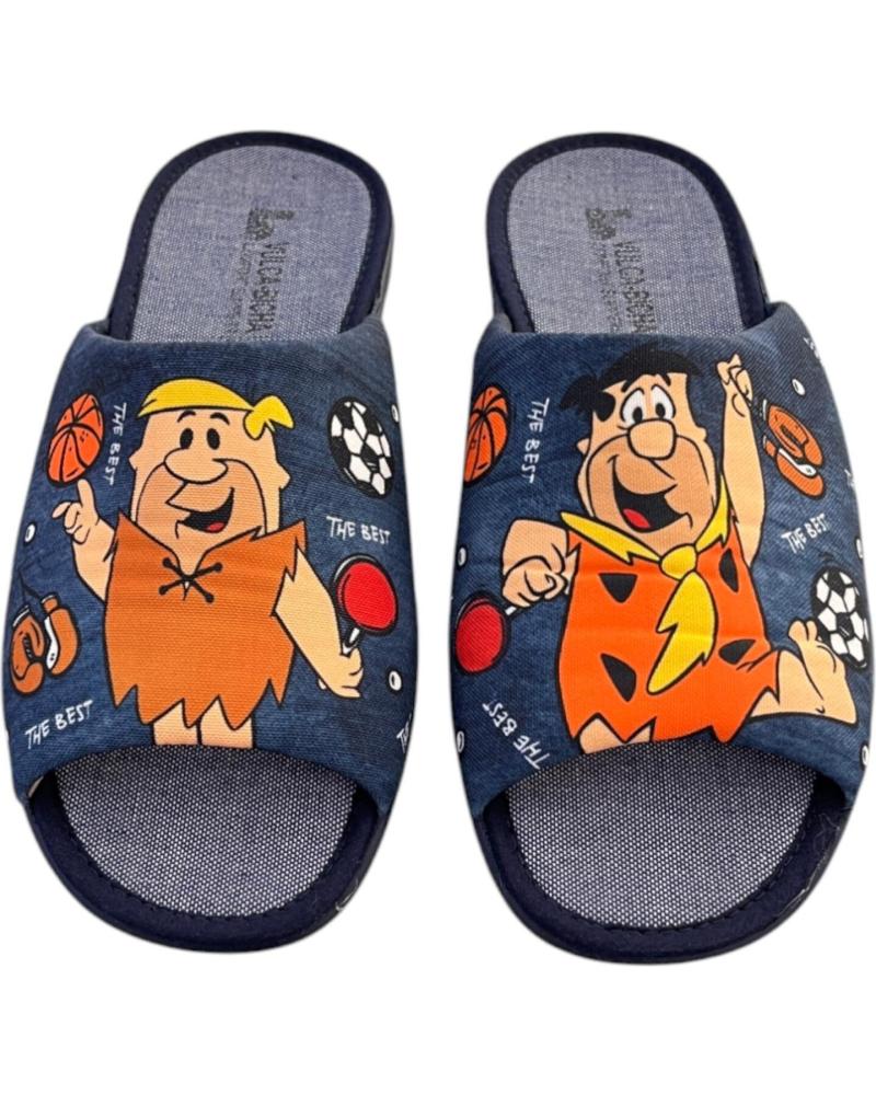 Pantufas de Homem VULCA-BICHA ZAPATILLAS CASA 1443 PIQUE MARINO PICAPIEDRA VARIOS COLORES
