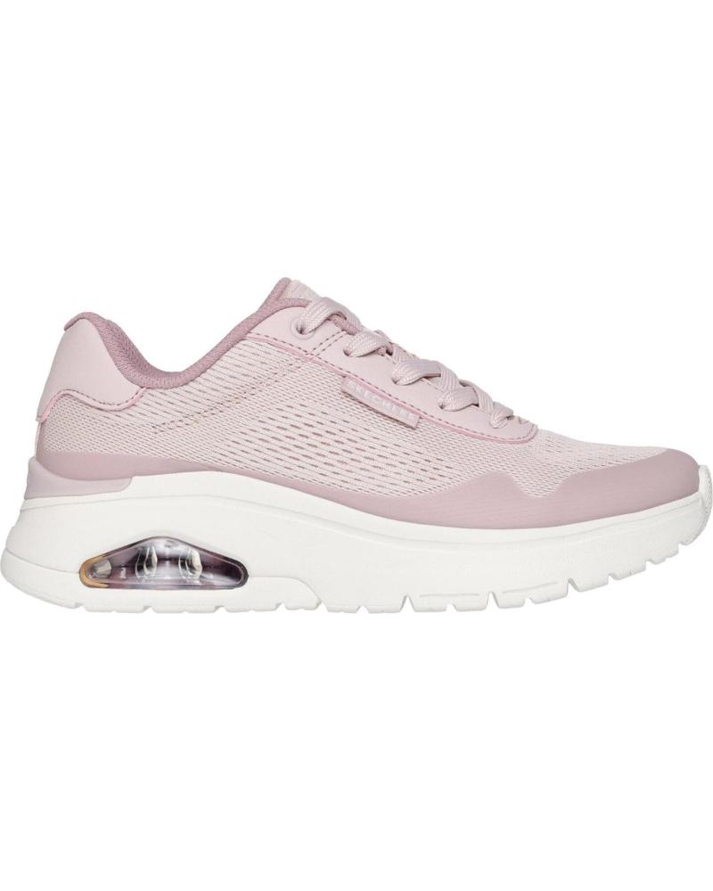 SKECHERS UNO FLEX ZAPATILLAS MAUVE HOT MELT-MESH ROSA ROSA