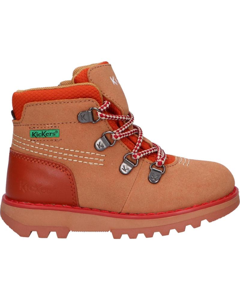 Botines de Niño KICKERS 878760-10 KICKNATURE CUIR 114 CAMEL BEIGE