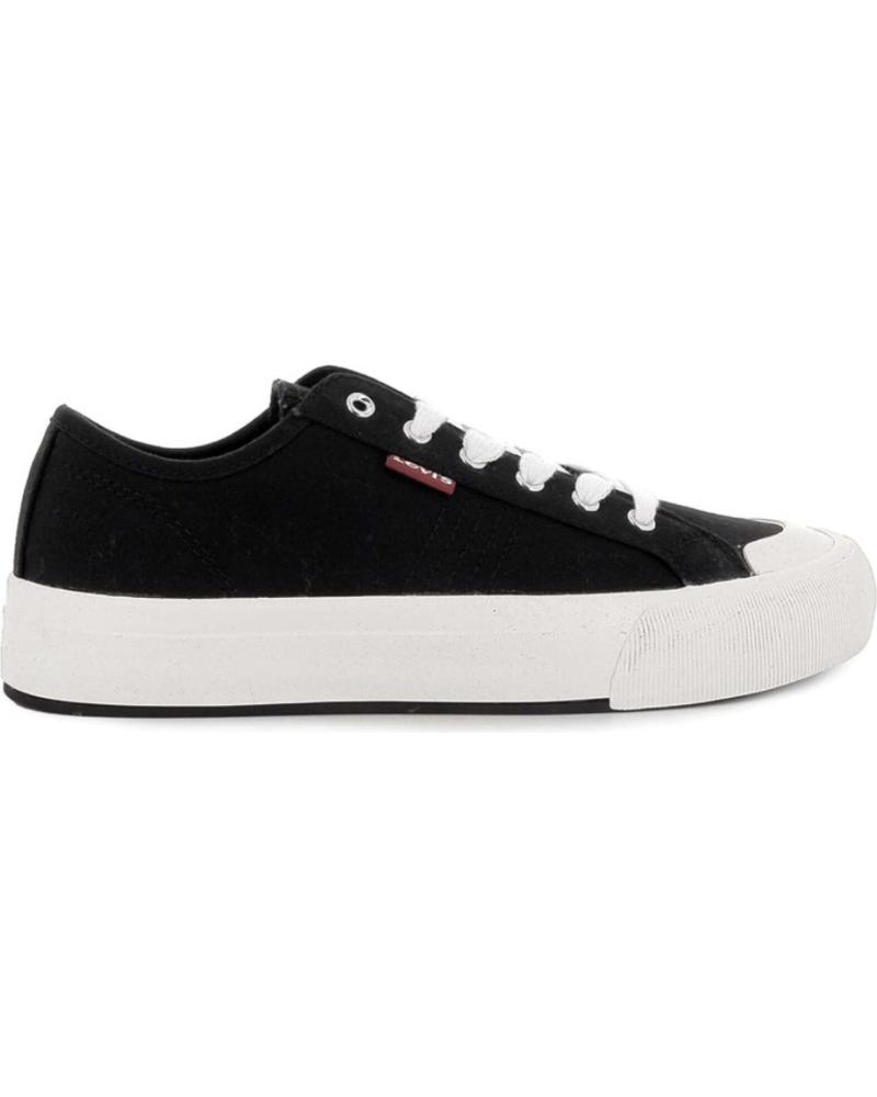 Zapatillas deporte de Mujer LEVIS CASUAL 235209 NEGRO