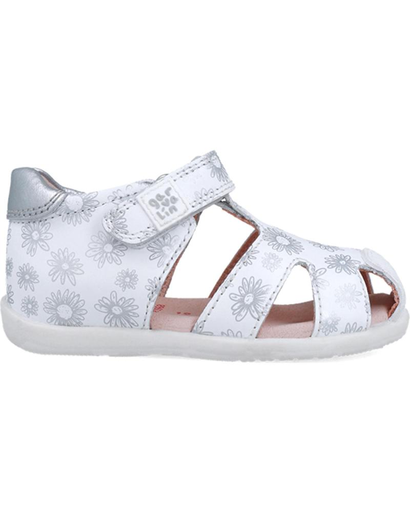 Sandalias de Niña GARVALIN SANDALIAS PARA CHICA 252305 BASIC ESTAMPADO FLORES BLANCOB050