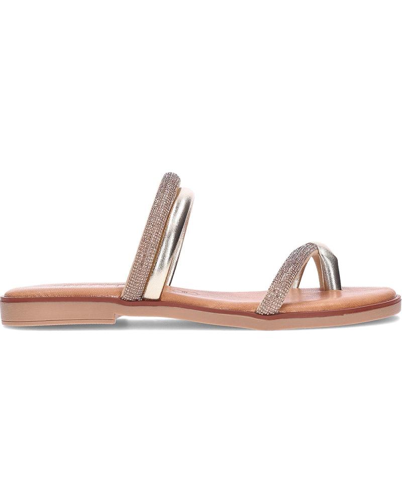 SANDALIAS PLANAS MTNG ALYSA 54563 PLATINUM PLATINUM