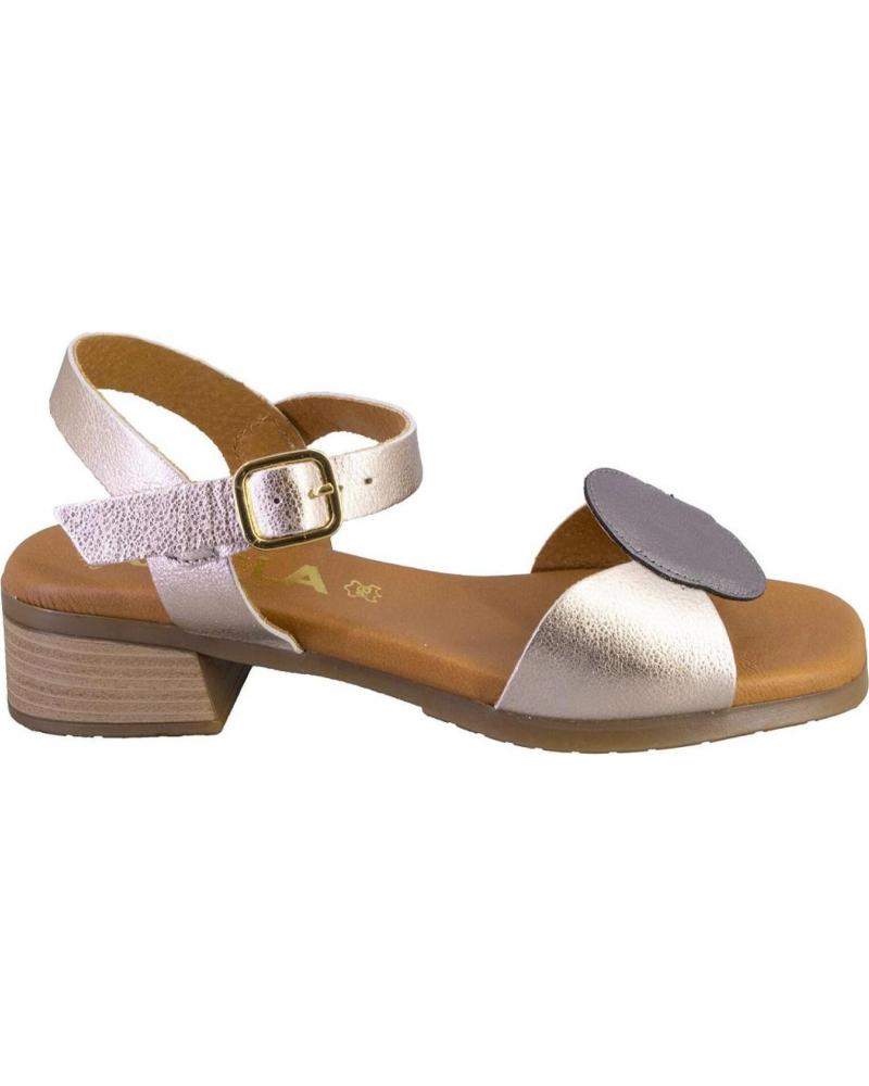 Sandálias de Mulher KAOLA 2698 SANDALIAS DE MUJER PIEL PLATA