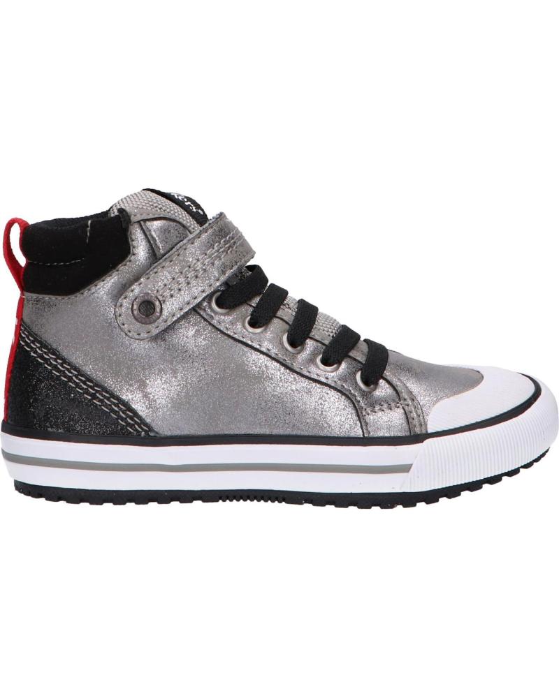Botines de Niño KICKERS 915780-30 GECKIRA HI 16 ARGENT GLITTER