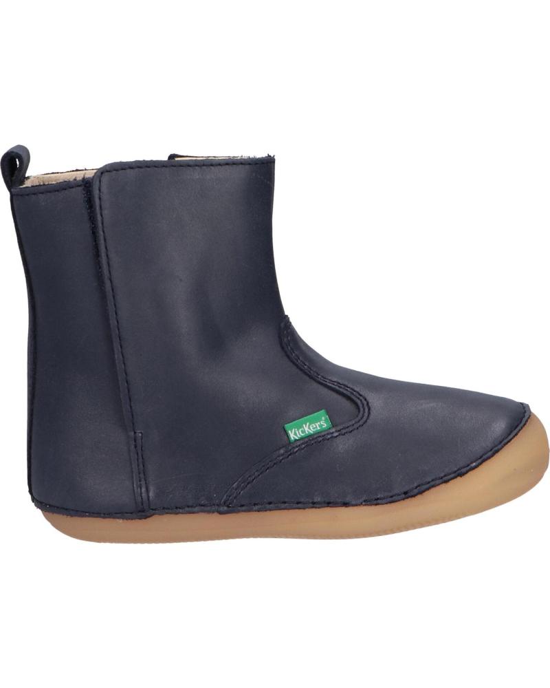 Botas de Niña KICKERS 584419-10 SOCOOL CUIR 102 MARINE