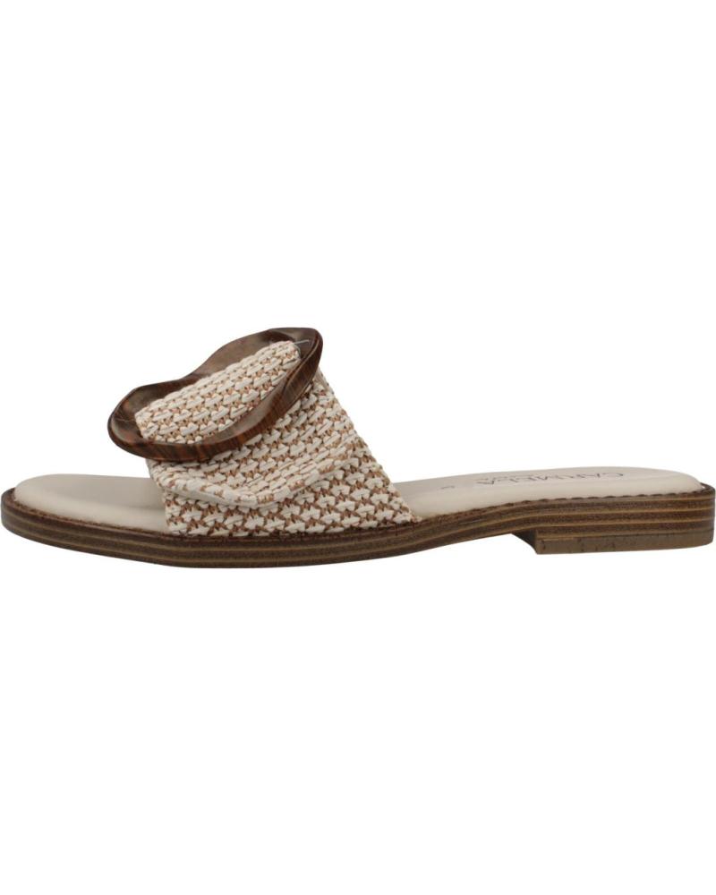 Sandalias de Mujer CARMELA SANDALIA CARMELA 162415C CON HEBILLA DECORATIVA BEIGE