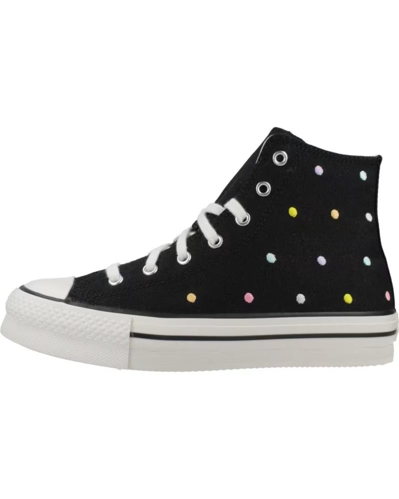 Converse Zapatillas Mujer Modelo Chuck Taylor All Star Lift Polka Dot Blkwht