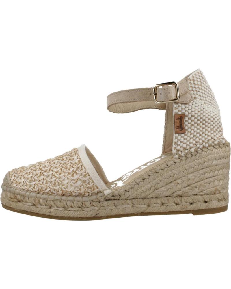 Sandalias de Mujer VIDORRETA ALPARGATAS MUJER MODELO 07100FBCL COLOR BEIS CRUDO