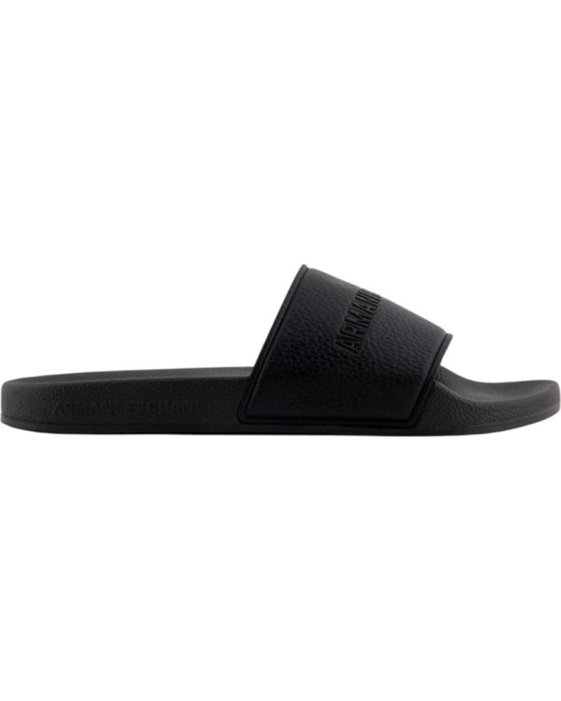 Chanclas de Hombre ARMANI EXCHANGE - CHANCLAS NEGRAS PARA HOMBRE NEGRO