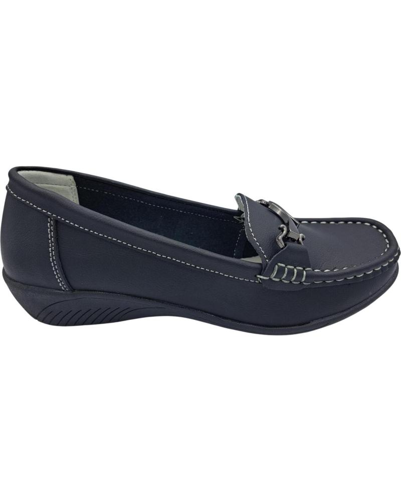 Sapatos de Mulher CALZADOMANIA MOCASIN SENORA PIEL NEGRO