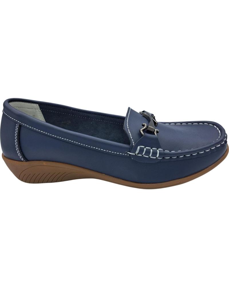 Sapatos de Mulher CALZADOMANIA MOCASIN SENORA PIEL MARINO