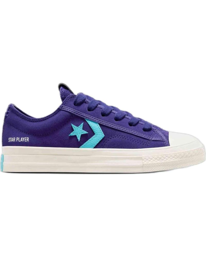 Deportivas de Mujer CONVERSE ZAPATILLAS STAR PLAYER 76 PARA MUJER EN COLOR MORADO