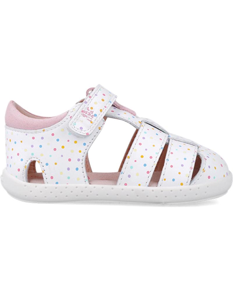 Sandalias de Niña GARVALIN SANDALIAS RESPETUOSAS PARA CHICA 252329 BAREFOOT SOFT BLANCOB050