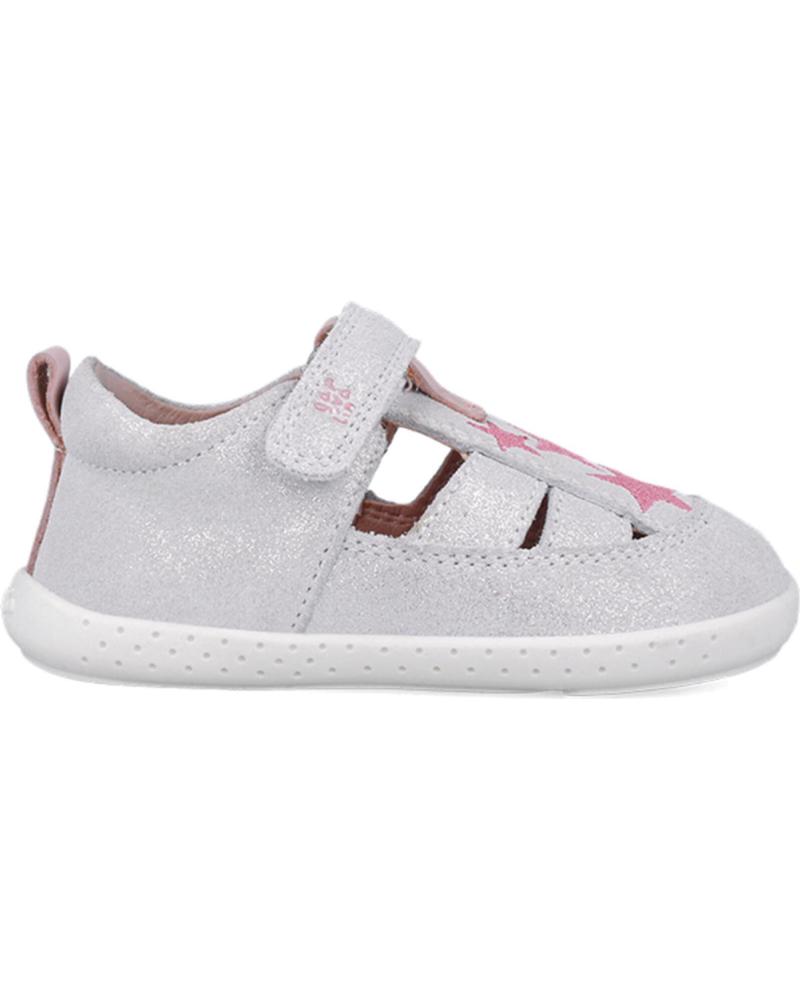 Sandalias de Niña GARVALIN SANDALIA RESPETUOSA PARA CHICA 252330 BAREFOOT ESTRELLAS BLANCOB050