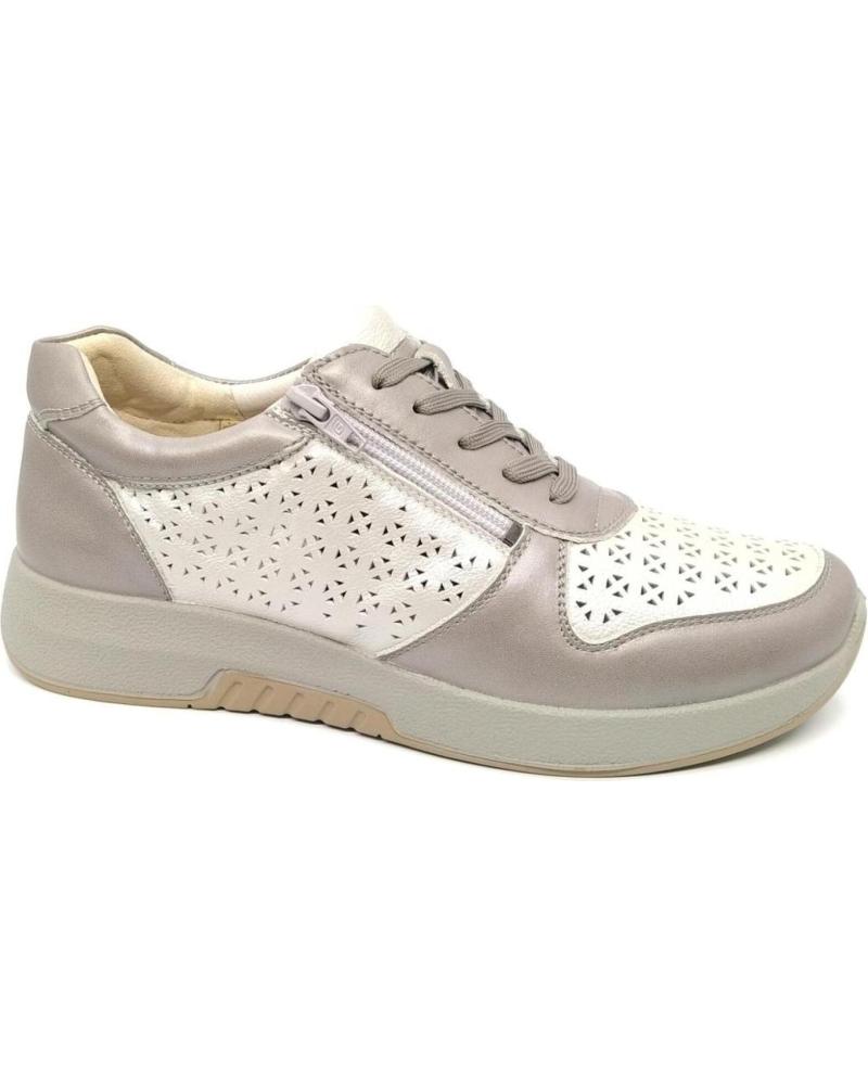 Deportivas de Mujer G COMFORT DEPORTIVA 5188 - 21 PLATINO - BEIGE METáLICO