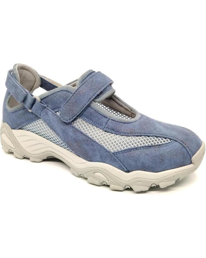 Deportivas de Mujer G COMFORT MERCEDITAS 81023 - JEANS-GRIS AZUL